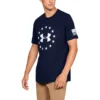 'Under Armour' Men's Freedom Logo T-Shirt - Academy 1 'Under Armour' Men's Freedom Logo T-Shirt - Academy