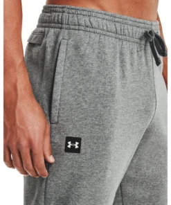 'Under Armour' Men's Rival Fleece Pants - Pitch Grey