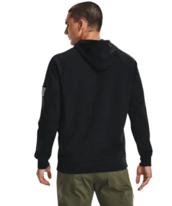 'Under Armour' Men's Freedom Vintage Hoodie - Black