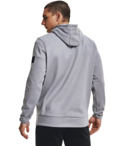 'Under Armour' Men's Freedom Emboss Hoodie - Steel Light Heather