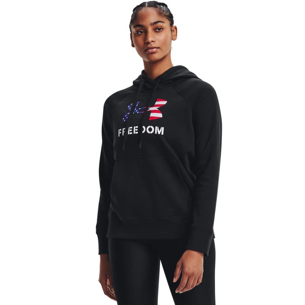 'Under Armour' Women's Freedom Rival Hoodie - Black 3 'Under Armour' Women's Freedom Rival Hoodie - Black
