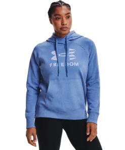 'Under Armour' Women's Freedom Rival Hoodie - River / Isotope Blue