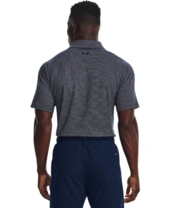'Under Armour' Men's T2G Printed Polo - Academy / White Clothing