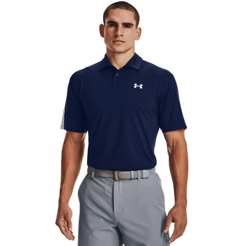 'Under Armour' Men's T2G Blocked Polo - Academy / White Clothing 4 'Under Armour' Men's T2G Blocked Polo - Academy / White Clothing