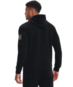'Under Armour' Men's Freedom Fleece Hoodie - Black 7 'Under Armour' Men's Freedom Fleece Hoodie - Black