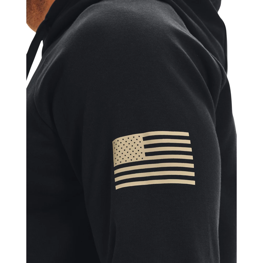 'Under Armour' Men's Freedom Fleece Hoodie - Black 4 'Under Armour' Men's Freedom Fleece Hoodie - Black