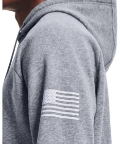 'Under Armour' Men's Freedom Fleece Hoodie - Steel Medium Heather