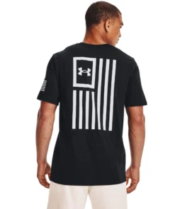 'Under Armour' Men's Freedom Flag Bold T-Shirt - Black