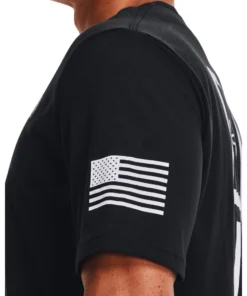 'Under Armour' Men's Freedom Flag Bold T-Shirt - Black