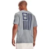 'Under Armour' Men's Freedom Flag Bold T-Shirt - Steel Light Heather