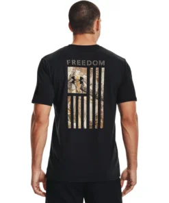 'Under Armour' Women's Freedom Flag T-Shirt - Black 11 'Under Armour' Women's Freedom Flag T-Shirt - Black