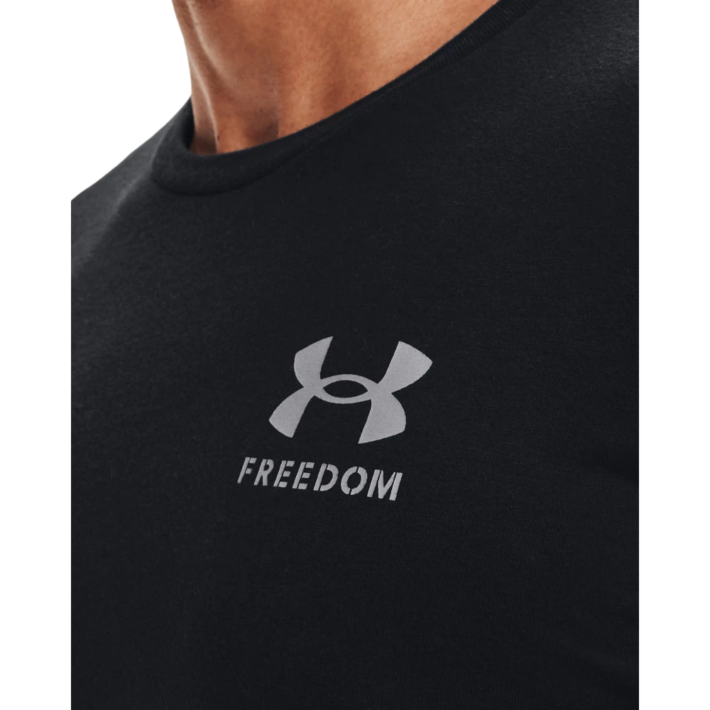 'Under Armour' Men's Freedom New Flag T-Shirt - Black 4 'Under Armour' Men's Freedom New Flag T-Shirt - Black