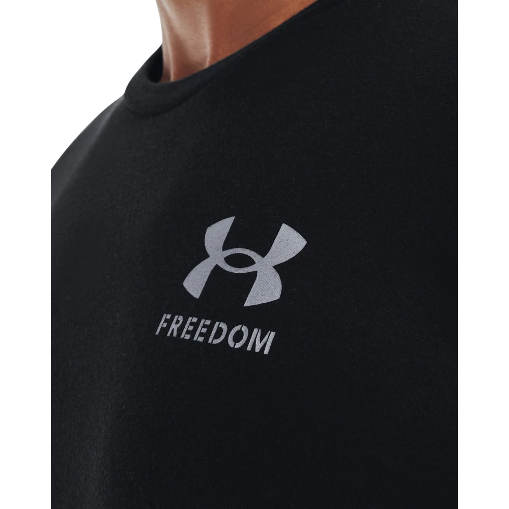 'Under Armour' Men's Freedom New Flag T-Shirt - Black / Royal 4 'Under Armour' Men's Freedom New Flag T-Shirt - Black / Royal