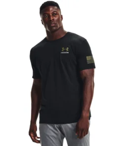 'Under Armour' Men's New Freedom Banner T-Shirt - Black 7 'Under Armour' Men's New Freedom Banner T-Shirt - Black