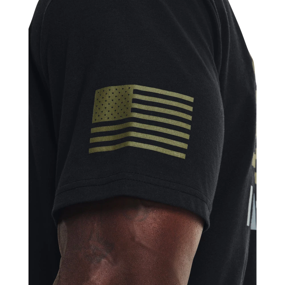 'Under Armour' Men's New Freedom Banner T-Shirt - Black 4 'Under Armour' Men's New Freedom Banner T-Shirt - Black