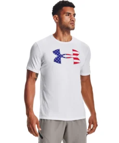 'Under Armour' Men's New Freedom BFL T-Shirt - White / Royal 10 'Under Armour' Men's New Freedom BFL T-Shirt - White / Royal