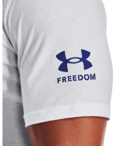 'Under Armour' Men's New Freedom BFL T-Shirt - White / Royal