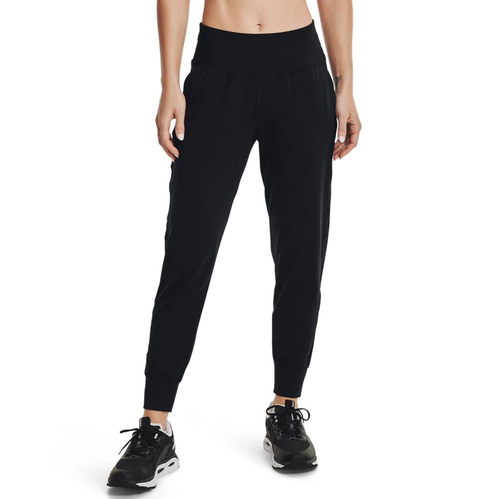 'Under Armour' Women's Meridian Joggers - Black 3 'Under Armour' Women's Meridian Joggers - Black
