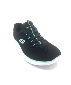 'Skechers' Women's Summits-Cool Classic - Black / Turquoise 9 'Skechers' Women's Summits-Cool Classic - Black / Turquoise
