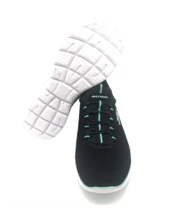 'Skechers' Women's Summits-Cool Classic - Black / Turquoise