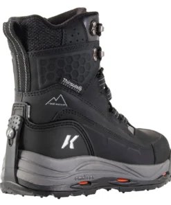 KORKER'S PRODUCTS, LLC Men Snowmageddon Boot With SnowTrac / IceTrac Soles - Black