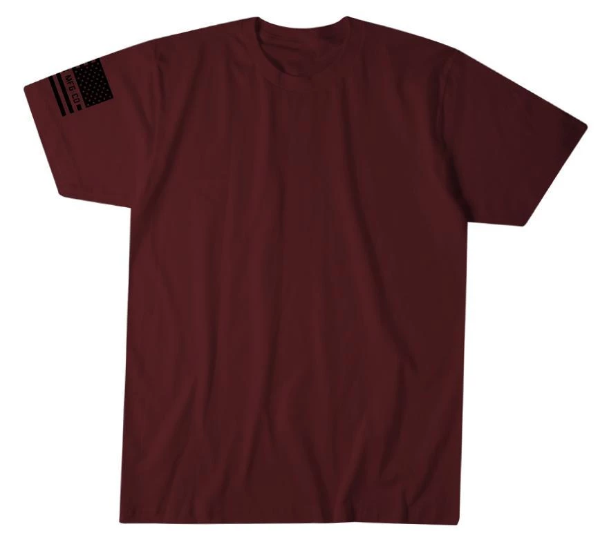 'Howitzer Clothing' Men's Standard Patriot Tee - Burgundy 3 'Howitzer Clothing' Men's Standard Patriot Tee - Burgundy