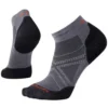 Smartwool Men PhD Run Light Elite Low Cut Socks - Graphite Gray / Black
