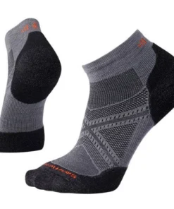 Smartwool Men PhD Run Light Elite Low Cut Socks - Graphite Gray / Black