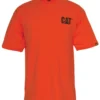 'Caterpillar' Men's Trademark Tee - Adobe Orange