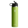 Gear 'Hydro Flask' 24 Oz. Wide Mouth W/Flex Straw Lid - Seagrass